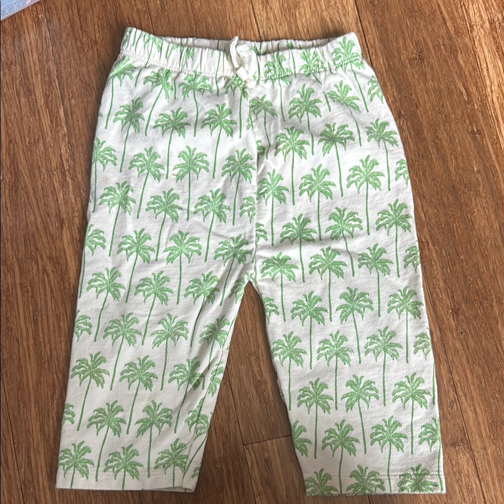 Pink Chicken Palm Tree Pants